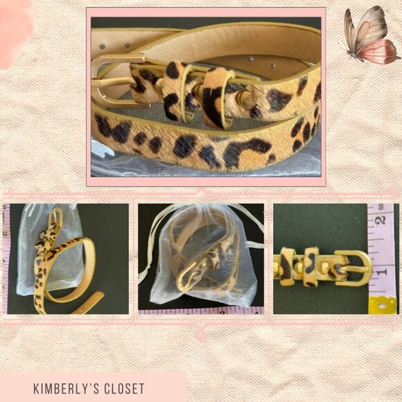 Plunder Leopard Wrap Bracelet – Adjustable Faux Fur Cheetah Print - Picture 2 of 7